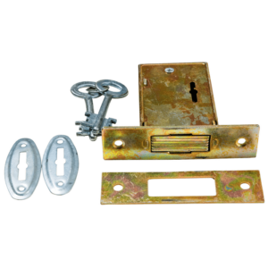 Gate Lock - 5 Lever Brass Plated